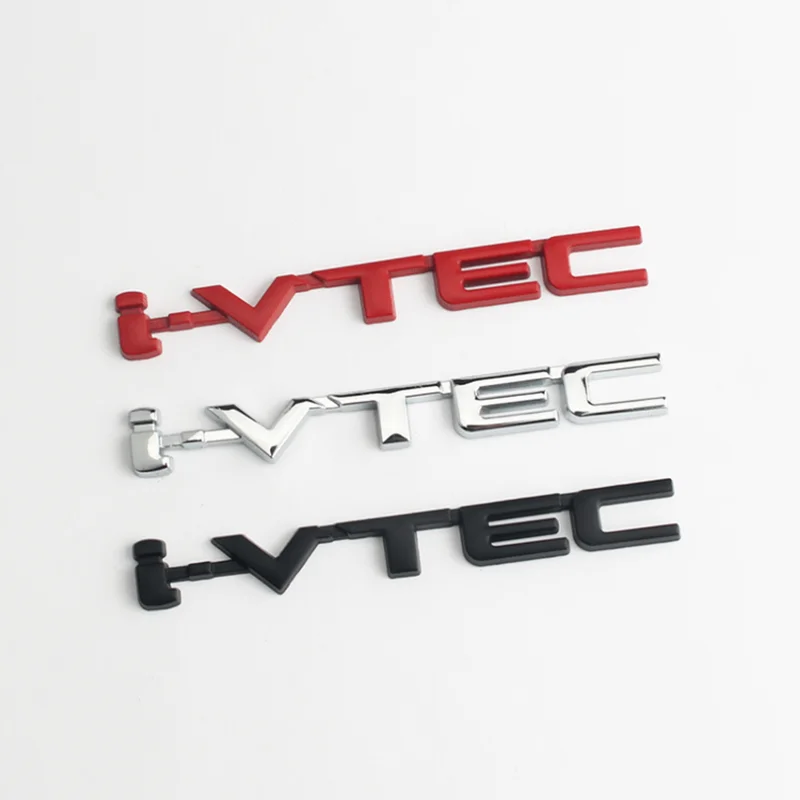 3D Metalo i-VTEC IVTEC Lipdukas Logotipas Ženklelis Kamieno Decal Honda Civic Sutarimu Odyssey Spirior CRV VISUREIGIS 2