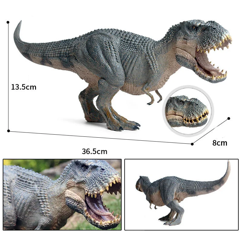 37CM Dinozaurų Modelis Žaislas Super Tyrannosaurus Rex Plastikinės Lėlės Tyrannosaurus Juros periodo Dinozauras, Žaislai Vaikams 0