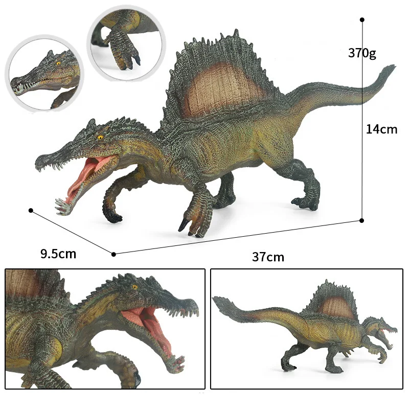37CM Dinozaurų Modelis Žaislas Super Tyrannosaurus Rex Plastikinės Lėlės Tyrannosaurus Juros periodo Dinozauras, Žaislai Vaikams 5