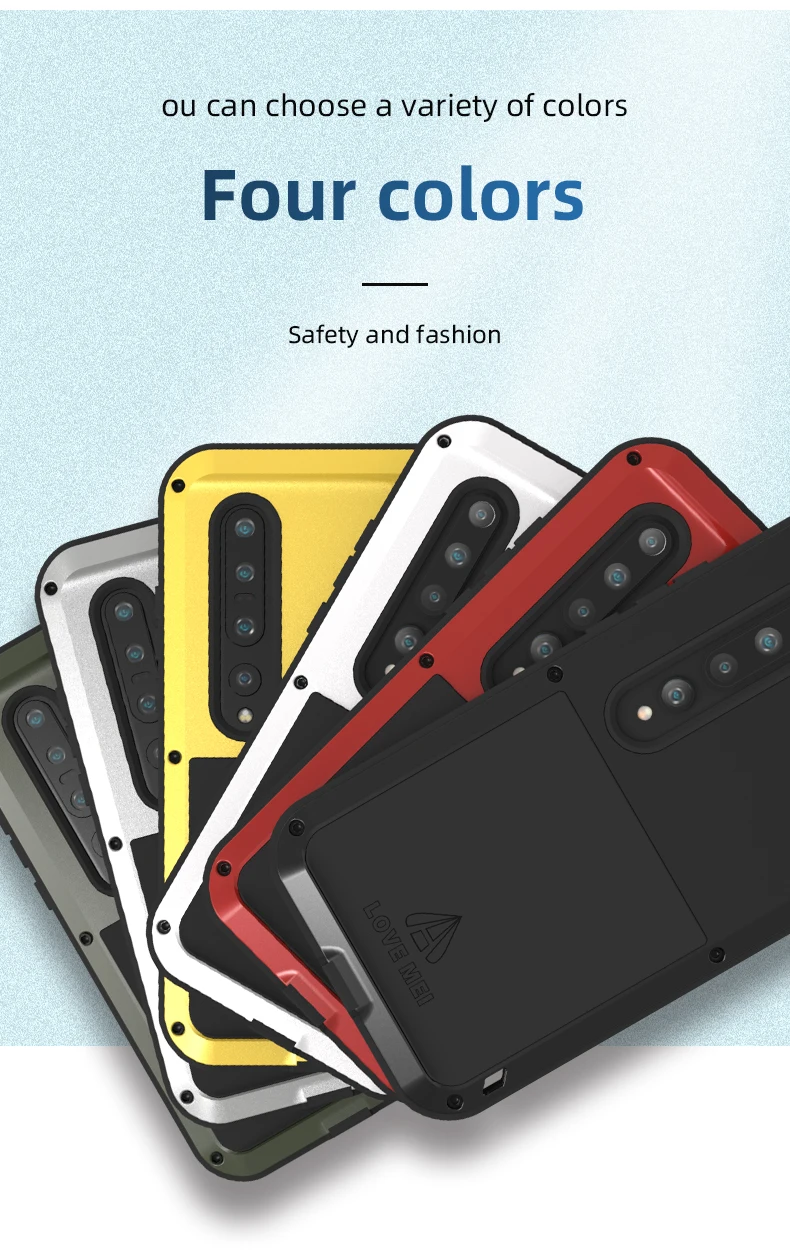 Galingas 360 Sunkiųjų Telefoną Atveju Xiaomi Mi 10 Pro Mi10 Pro Šoko Purvo Įrodymas, Atsparus Vandeniui, Metalo Šarvai Padengti Telefono dėklas 3