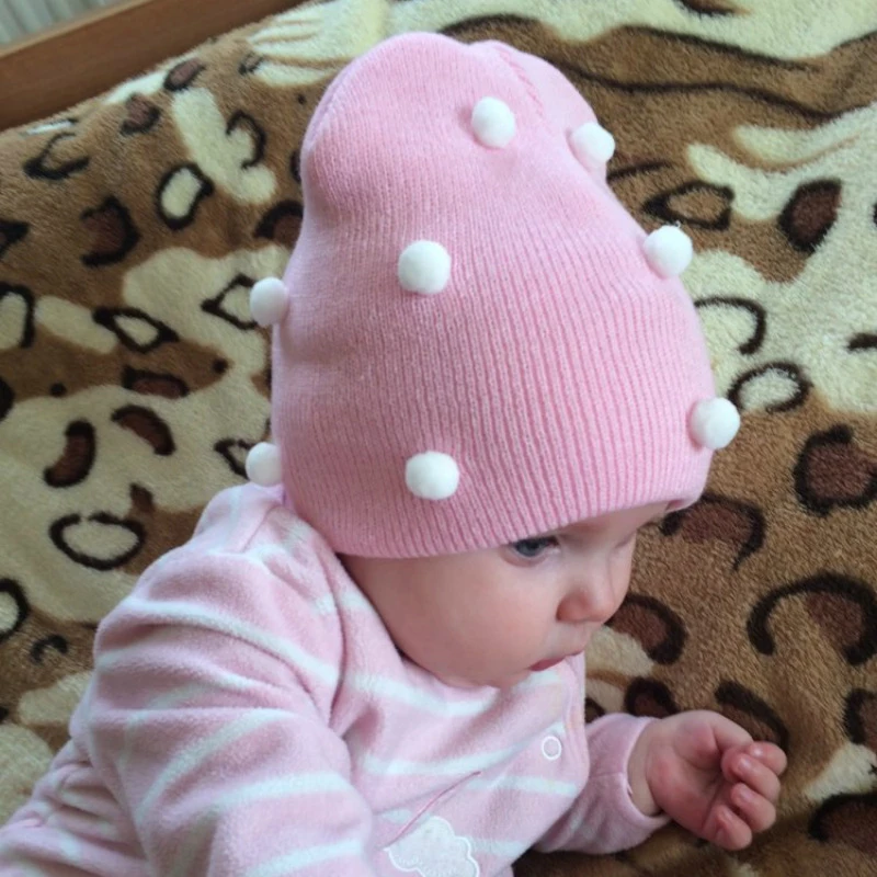 1pc Baby Girl Berniukas Žiemą, Pavasarį, Rudenį Skrybėlę Baby Soft Šiltą Kepurę Bžūp Mezgimo Kūdikių Bžūp Minkšta Elastinga Vaikams Laisvalaikio Šilta Kepurė 1