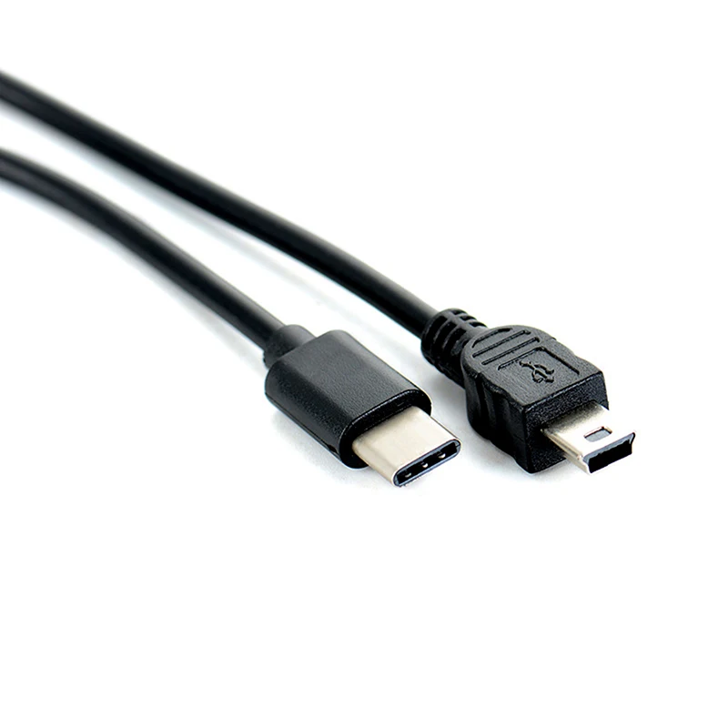 1pc USB Tipas-c, Mini USB Kabelis, USB-C Vyrų Į Mini-B Male Konverteris Adapteris Sukelti Duomenų Kabelis 1