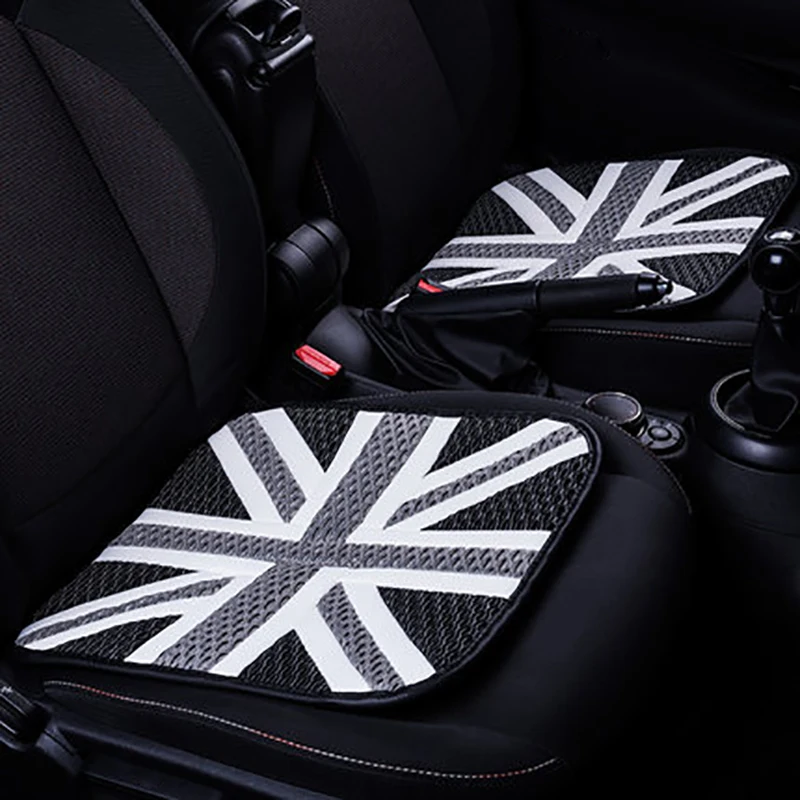 Automobilio ledo šilko odos pagalvėlės Sėdynės Kvėpuojantis Padas BMW VIENAS MINI COOPER S F55 F56 F60 r55 toksiškas gyvūnijai R56 R6 JCW Automobilių apdailos Reikmenys 1