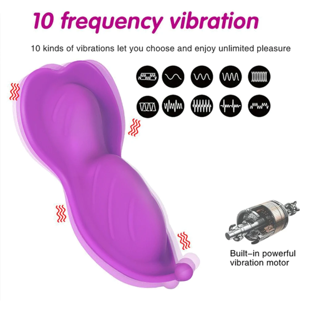 Nešiojamų Panty Vibratorius 10 Rūšių Nematomas Vibruojantis Kiaušinis Sekso Žaislai Moteris APP 