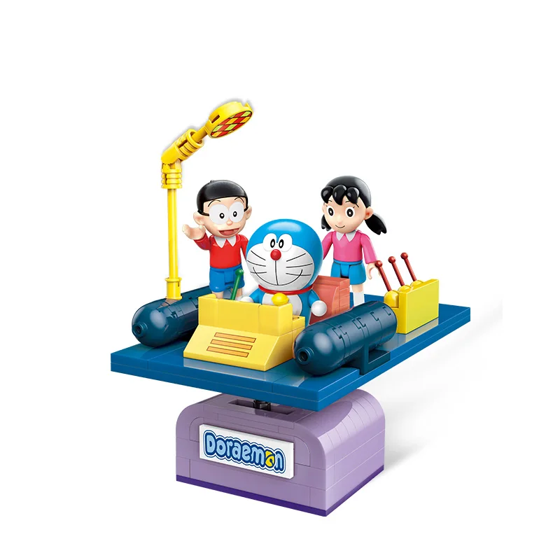 Labai Atkurta Doraemon Nobita Nobis Kambarių Asamblėjos Laiko Mašinos Modelį Blokai Kit Plytų Classic Rinkinius Vaikams, Žaislų, Dovanų 3
