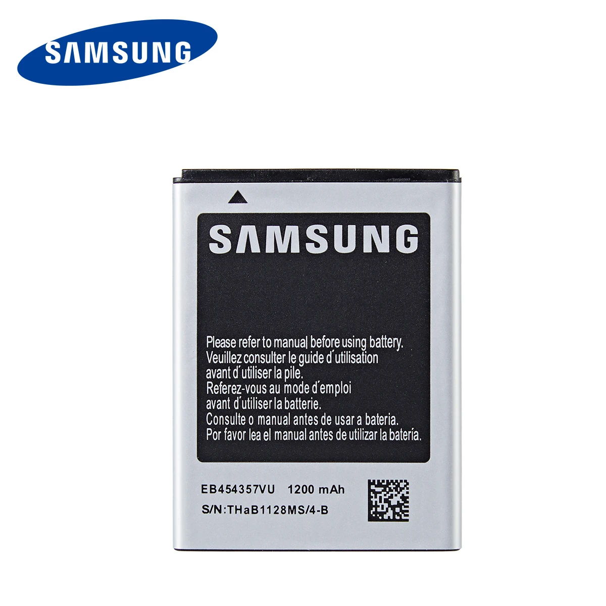 SAMSUNG Originalus EB454357VU 1200mAh Bateriją, Skirtą Samsung Galaxy Y S5360 Y Pro B5510 Wave S5380 S5368 Pocket S5300 Chat B5330 2