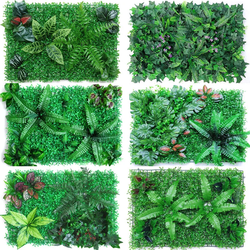 Dirbtinių Augalų Žaliosios Vejos Žolės Sodinimo Sienų Apdailai Gėlių Sienos, Plastikiniai Dirbtinių Gėlių Kompozicijų Priedai Filialas 3