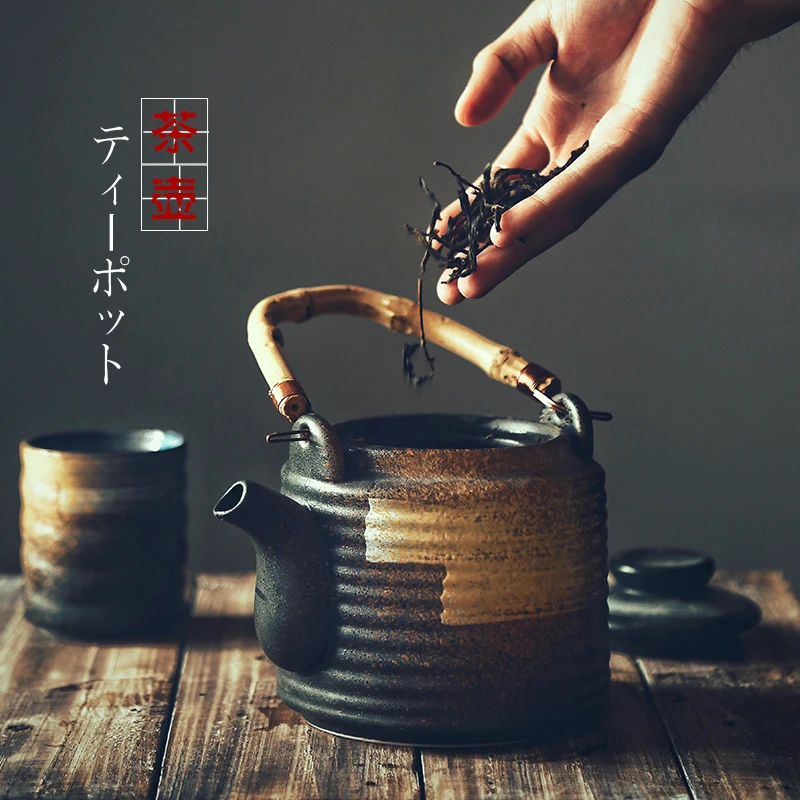 Japoniško Stiliaus Namų Keramikos Arbatinukas Arbatos Puodelis Vandens, Puodelis Restoranas Arbatos Puodą 3