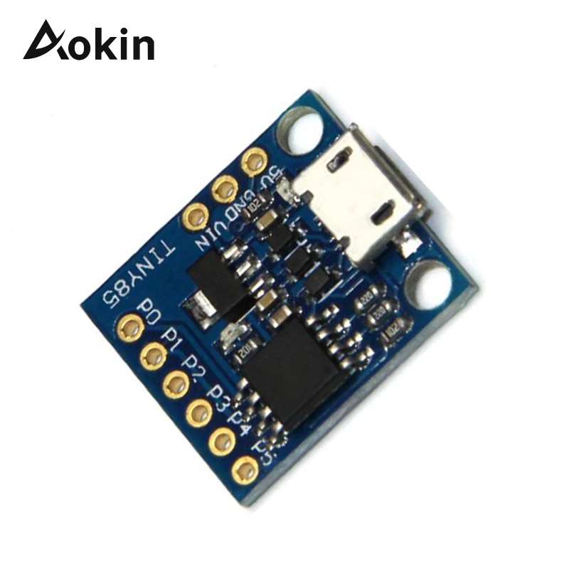 ATtiny85 ATtiny Digispark Kickstarter Micro USB Plėtros Taryba Modulis Arduino IIC I2C TWI SPI Mažos Galios Mikrovaldiklių 1