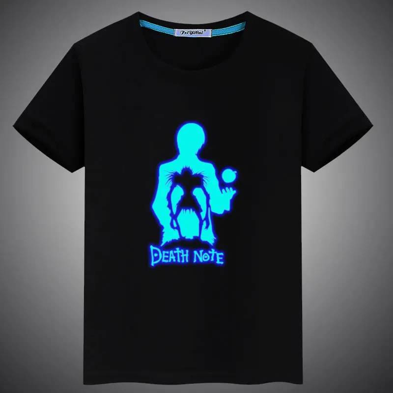 Nauja Vasaros Šviesos Liuminescencinės Mirties Atspausdintas Atsitiktinis Vaikai Mergaitės ir Berniukai, Medvilnės Marškinėliai Topai Tees Vyrų, Moterų, Šeimos T-shirt 1