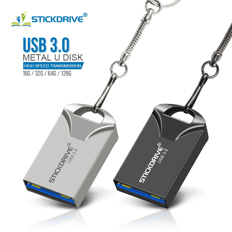 Originalios mini USB 3.0 USB Flash Diskas 128GB 64GB 32GB 16GB Pen Ratai Pendrive USB 3.0 Flash Drive, Memory stick, USB 