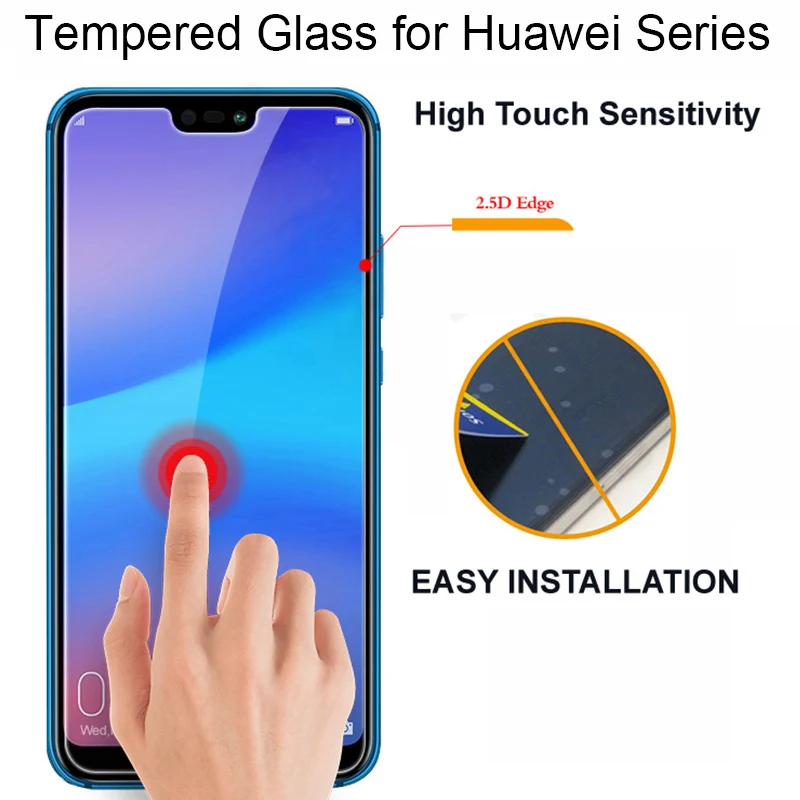 Telefonų Ekrano apsaugos Huawei P20 Lite P10 Plius 9H HD Filmas Stiklo Huawei P8 P9 Lite 2017 Grūdintas Stiklas P20 Pro P10 4