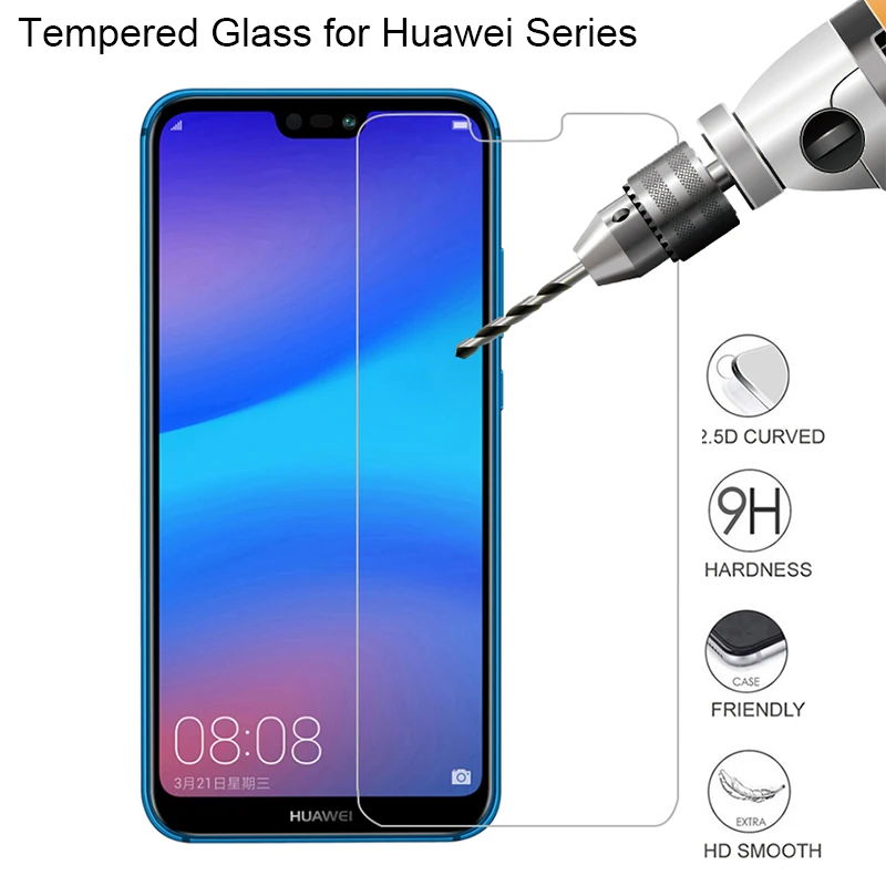 Telefonų Ekrano apsaugos Huawei P20 Lite P10 Plius 9H HD Filmas Stiklo Huawei P8 P9 Lite 2017 Grūdintas Stiklas P20 Pro P10 5