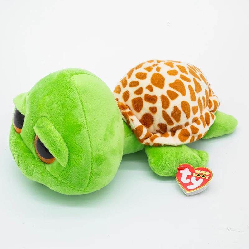 Tu didelėmis Akimis Zipas Green Turtle Pliušinis Gyvūnų Žaislai, Pliušas Gyvūnų Įdaryti Žaislai Lėlės, Lėlės Vėžlys Dovana Vidutinio Dydžio 25cm 2